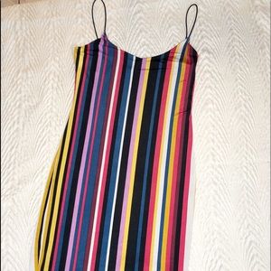Striped colorful dress